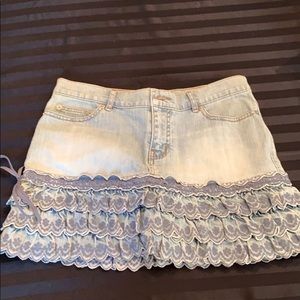 London Jean Jean Skirt